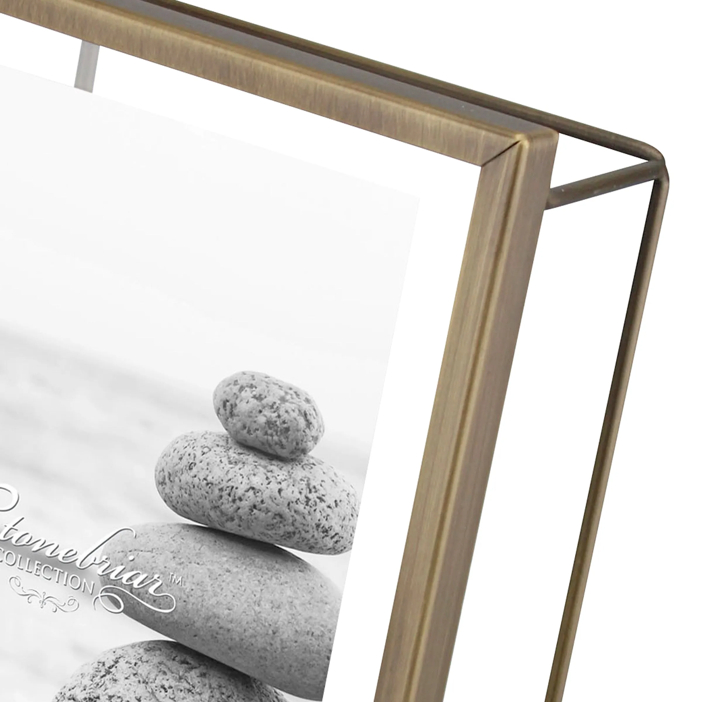 4x6 Wire Frame - Brushed Antique Brass (WS)