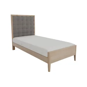 Adrianna 36x75" Bed - Oak