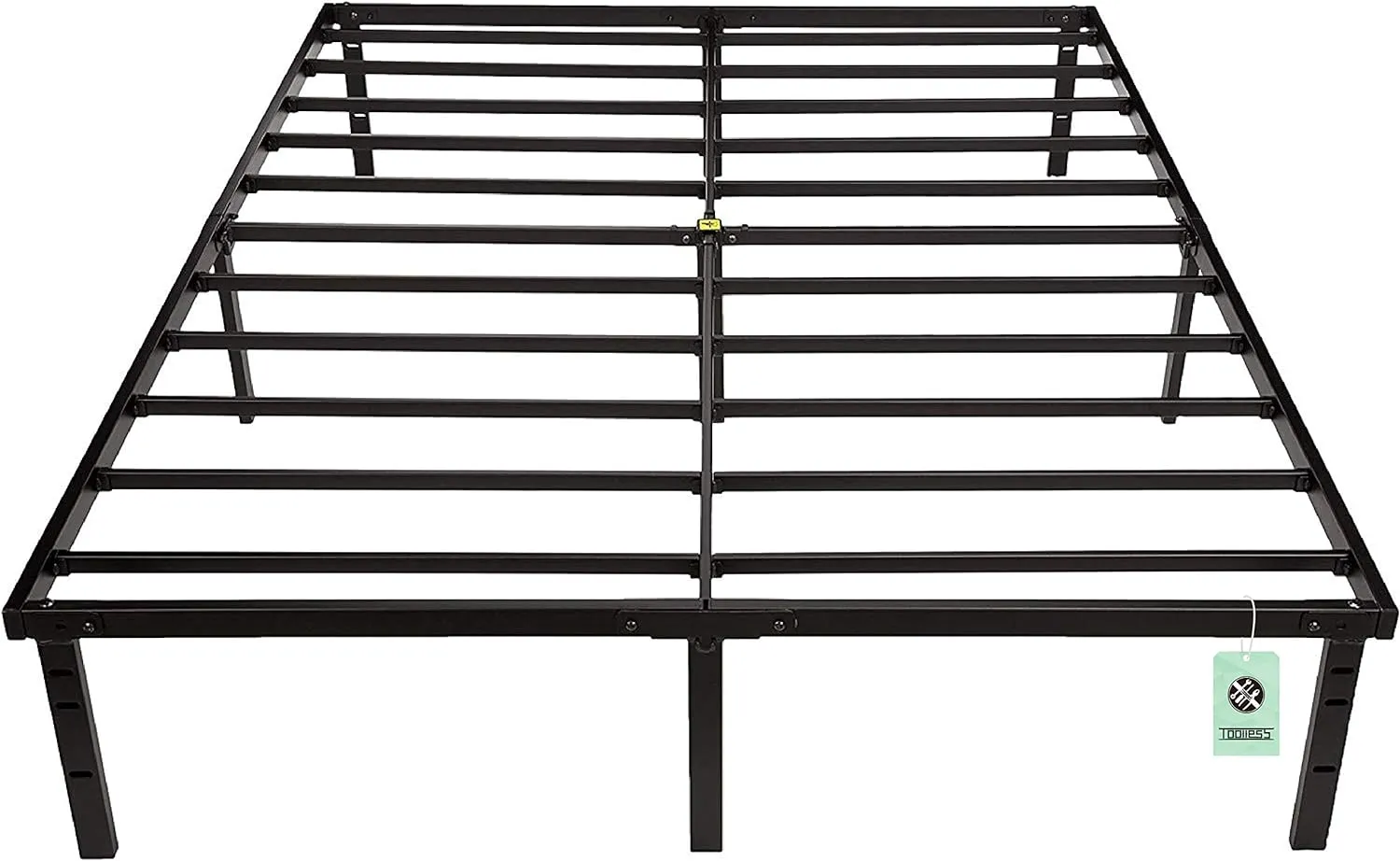 Amazon Basics Heavy Duty Bed Frame With Steel Slats - Twin/Full/Queen Sizes