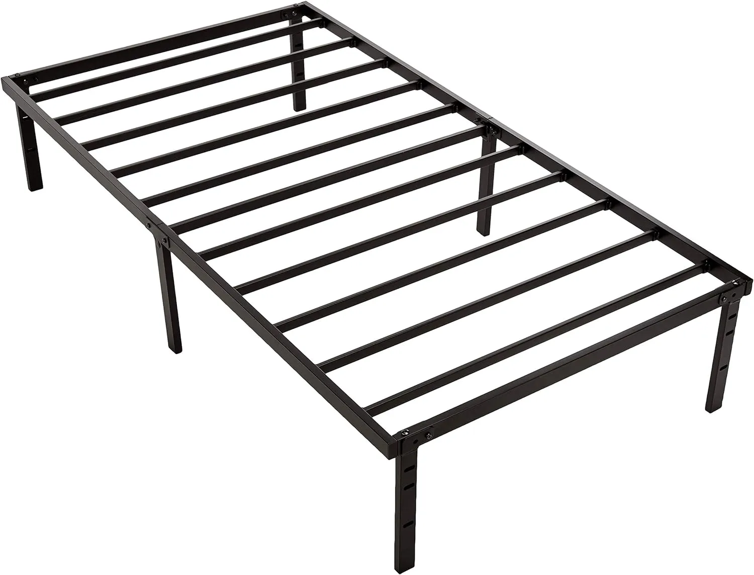 Amazon Basics Heavy Duty Bed Frame With Steel Slats - Twin/Full/Queen Sizes