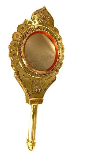 ARANMULA KANNADI Big Valkkanadi Handmade Metal Mirror