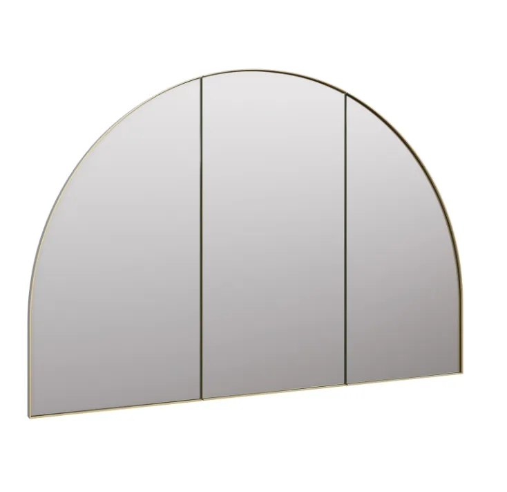 Arch Mirror Cabinet 800 X 1200 MM Satin Brass