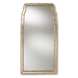 ARTESSA Modern Design Rectangular Mirror for Living Room with Wooden Frame (90 x 60 CM)