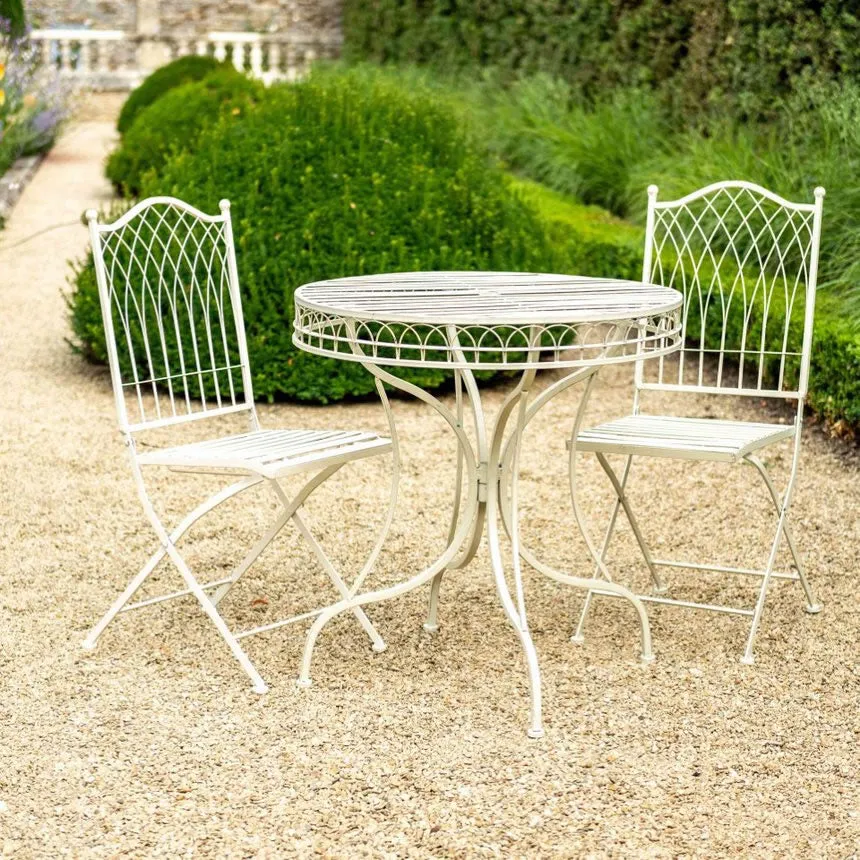 Ascalon Hampton 3 Piece Bistro Set - 'Cream'