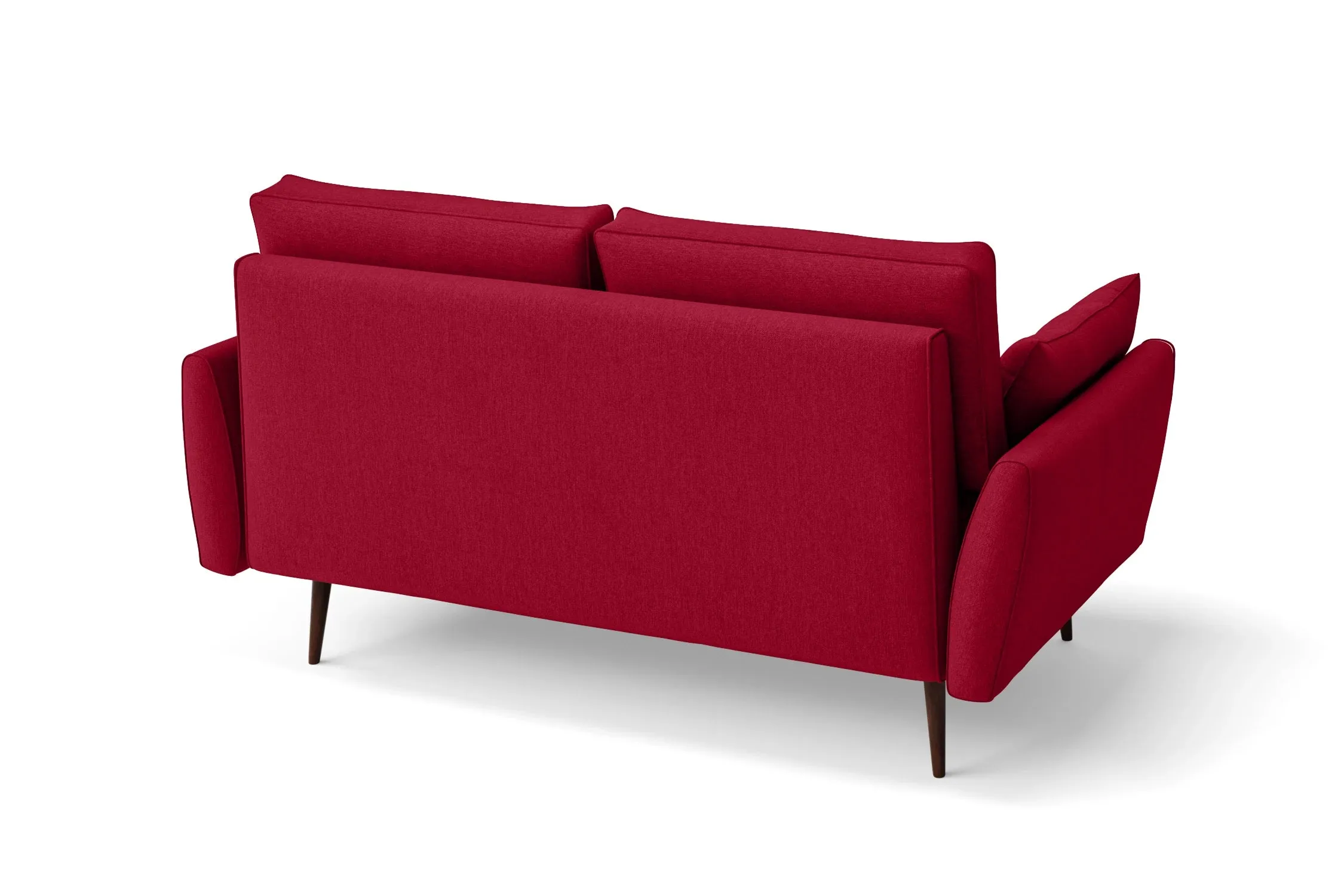 Avellino 2 Seater Sofa Red Linen Fabric