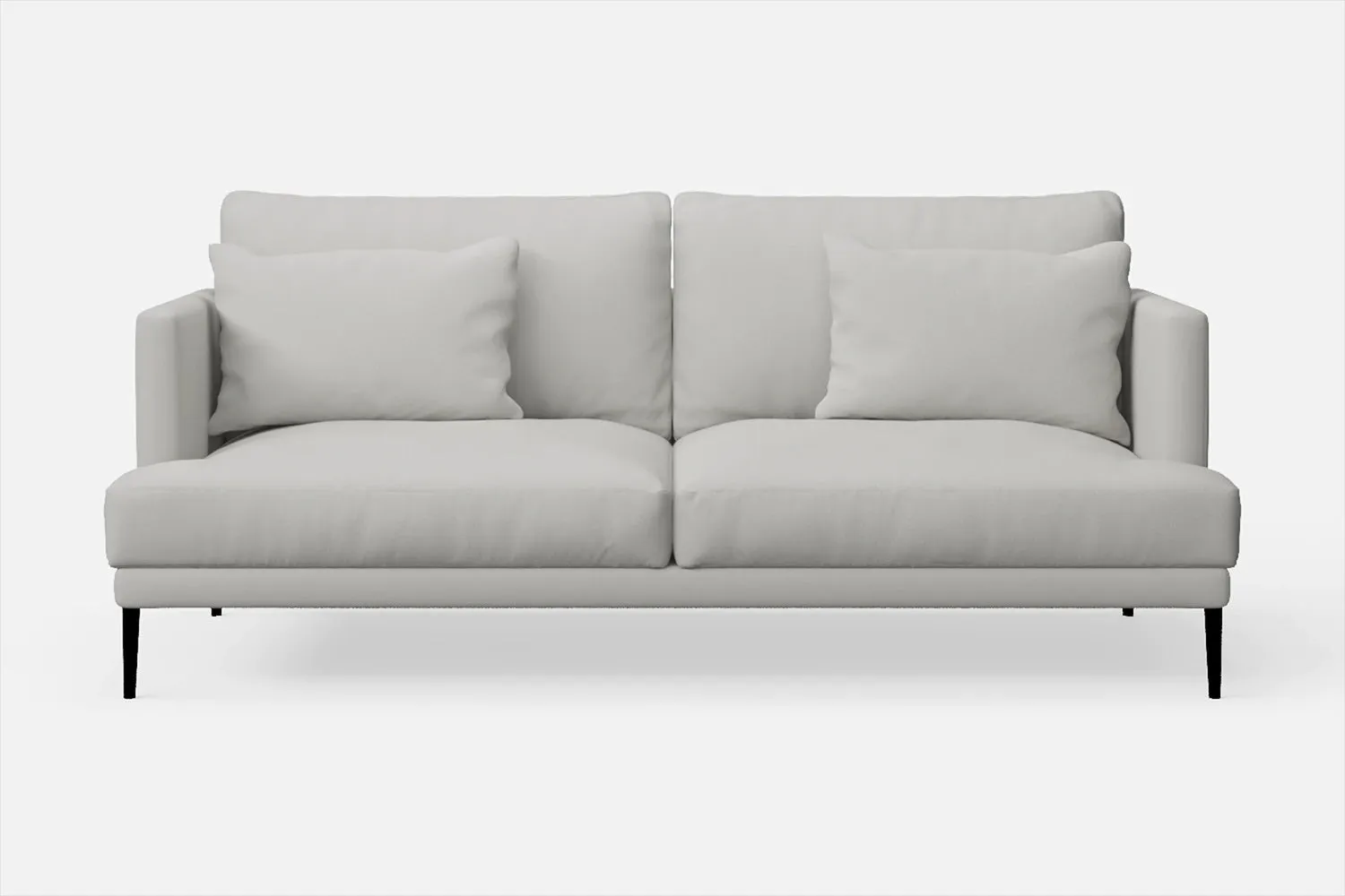 Bisceglie 2 Seater Sofa White Leather