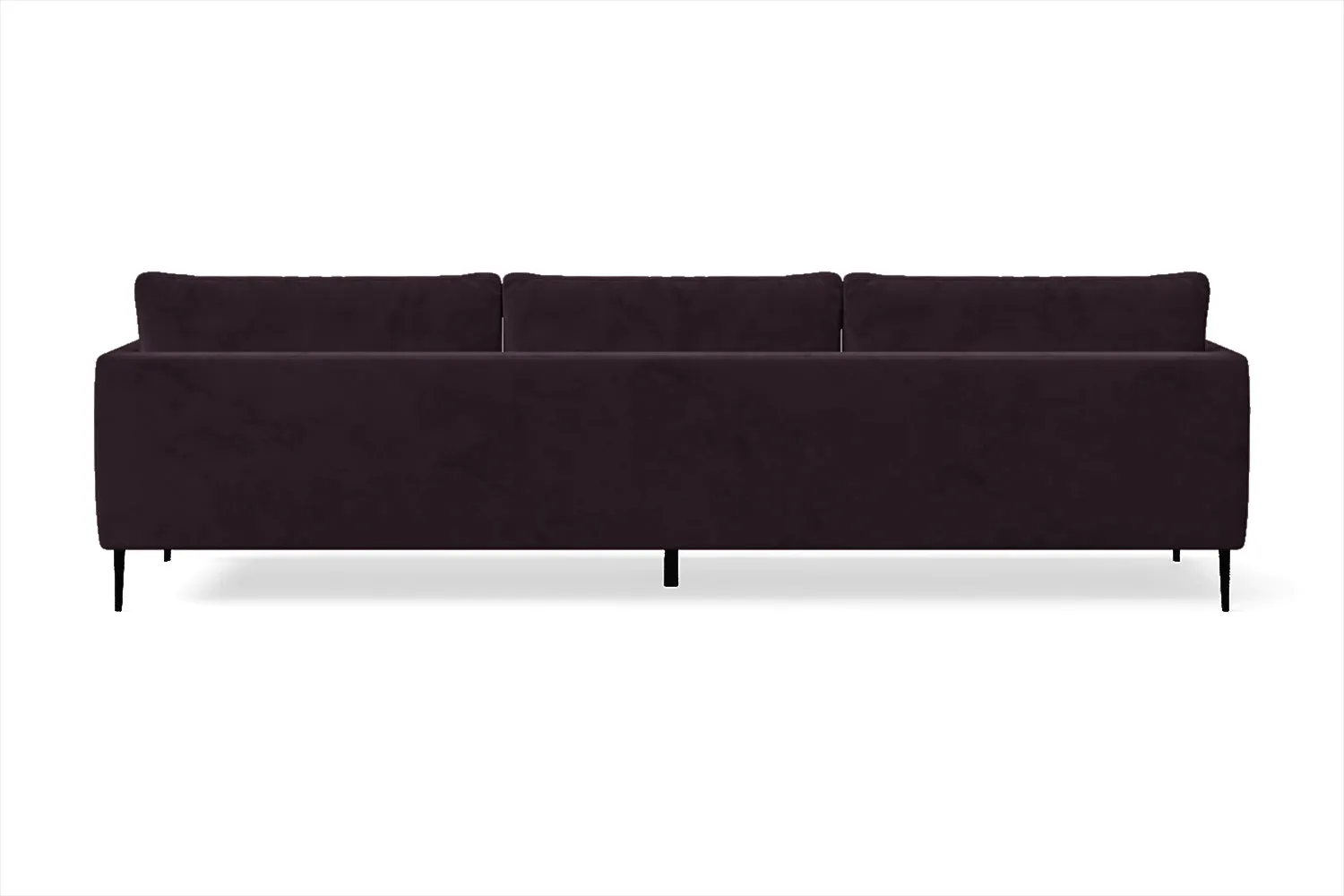 Bisceglie 4 Seater Sofa Purple Velvet