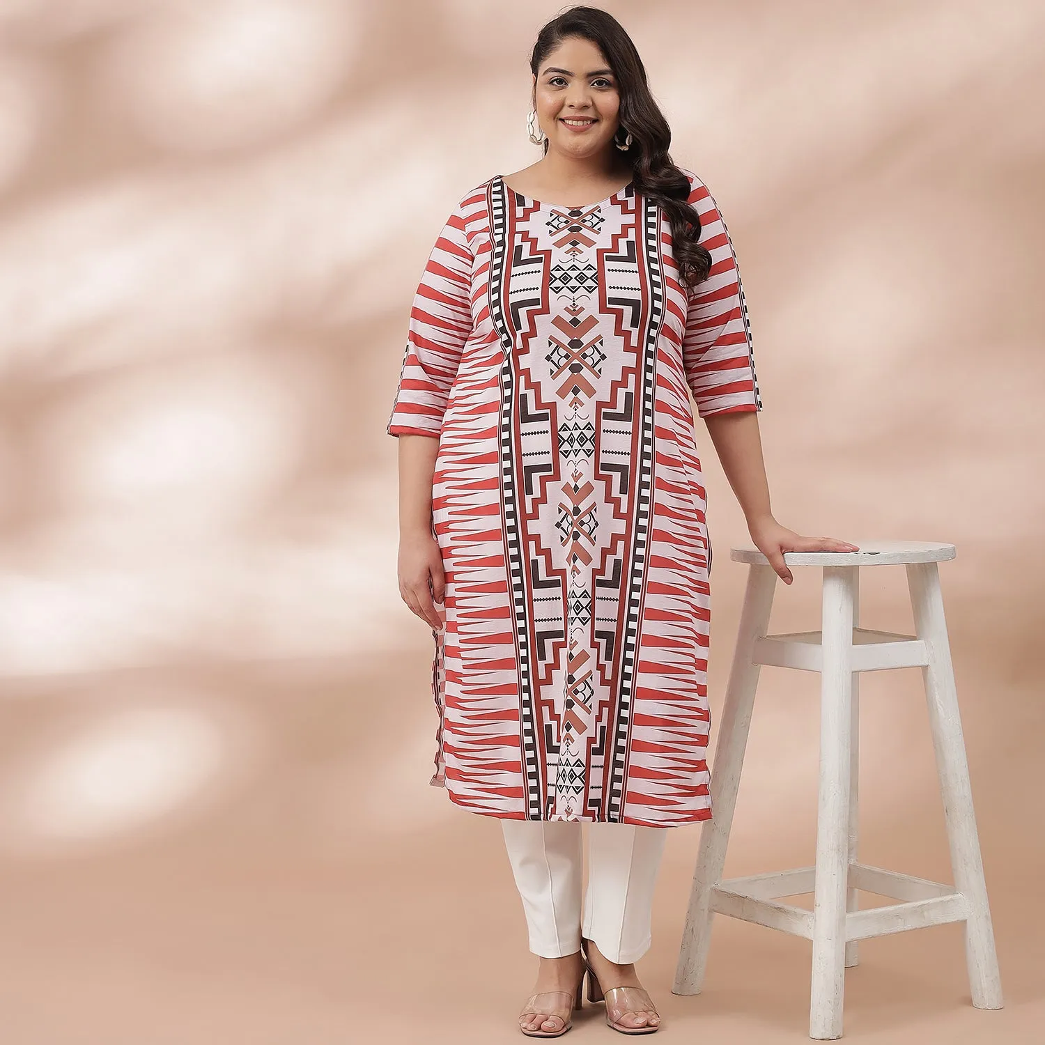 Boho Ikkat Kurti