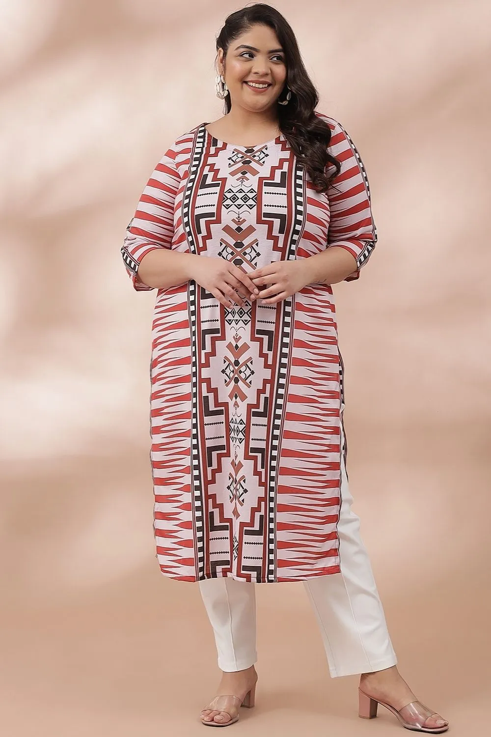 Boho Ikkat Kurti