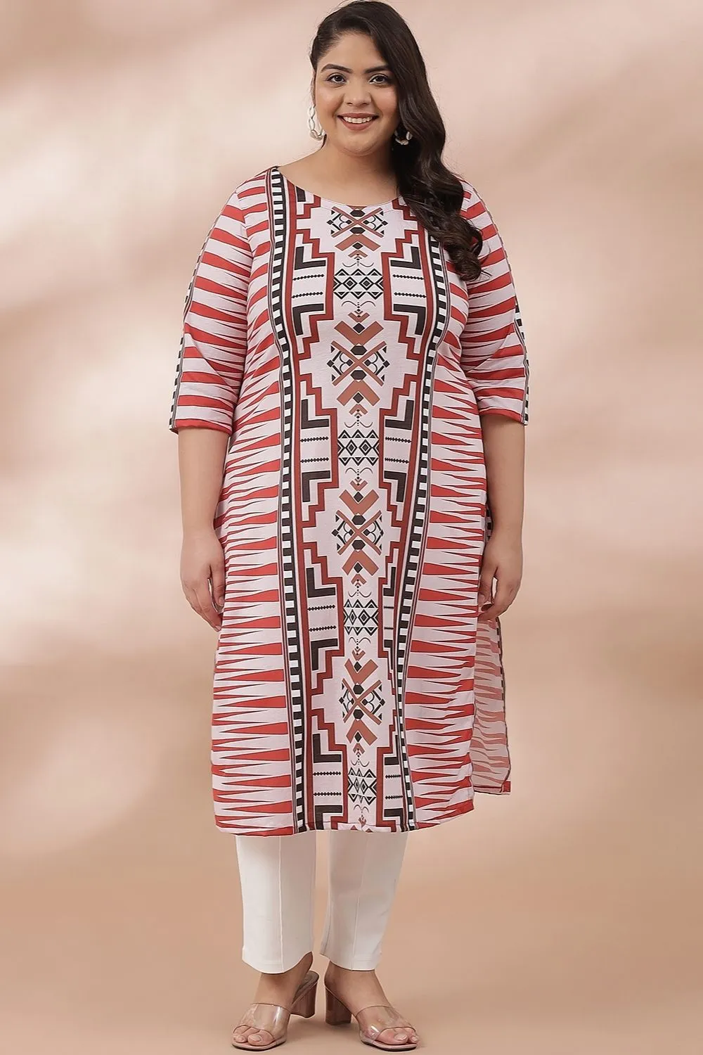 Boho Ikkat Kurti