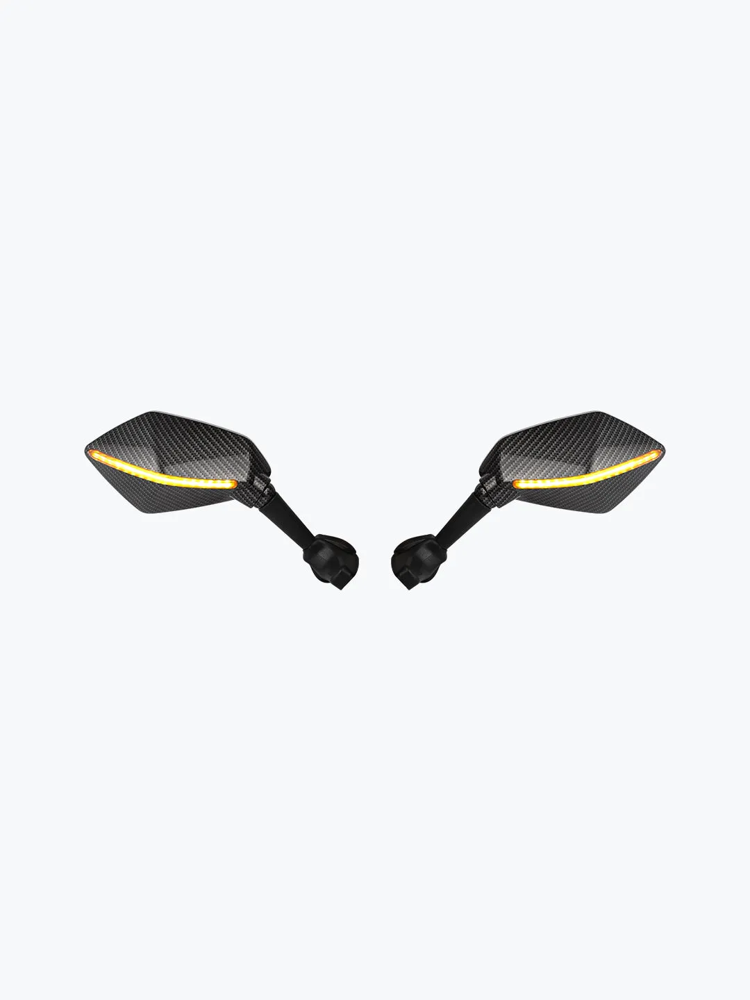 CBR 2 Side Line Indicator Mirror Carbon