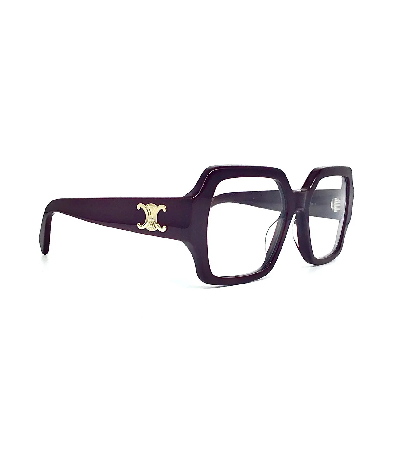 Celine Women's Brown Square Optical Frame