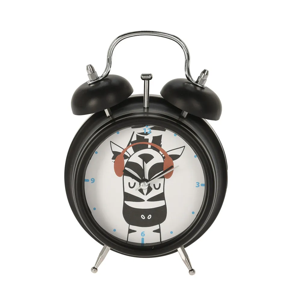 Children's Alarm Clock - Safari Party Animals Design