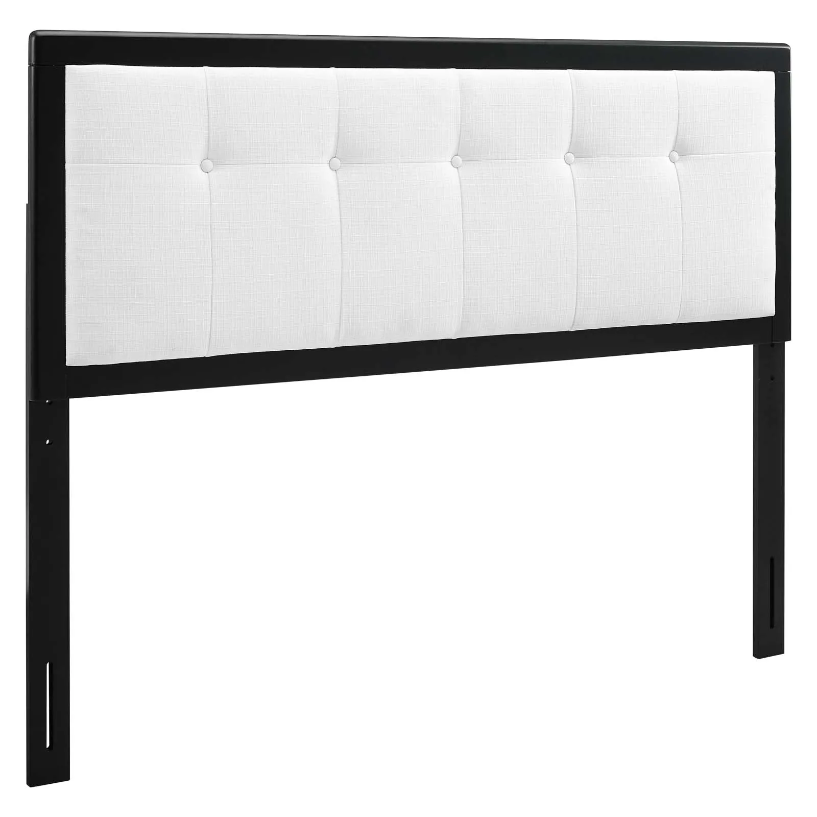 Draper Tufted Fabric and Wood Headboard