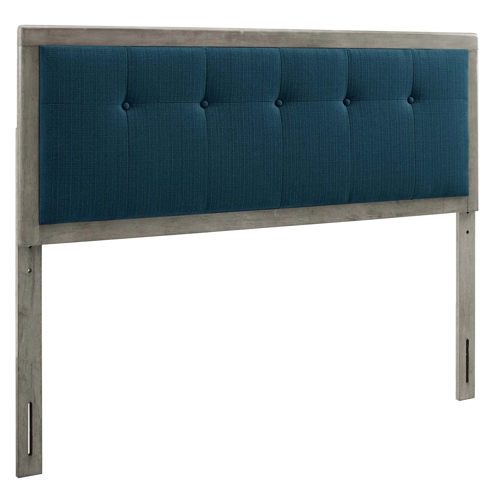 Draper Tufted Fabric and Wood Headboard