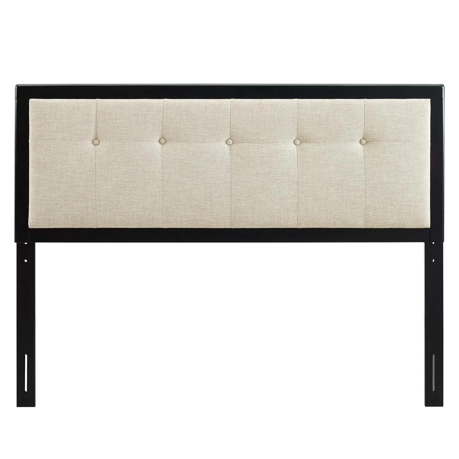 Draper Tufted Fabric and Wood Headboard