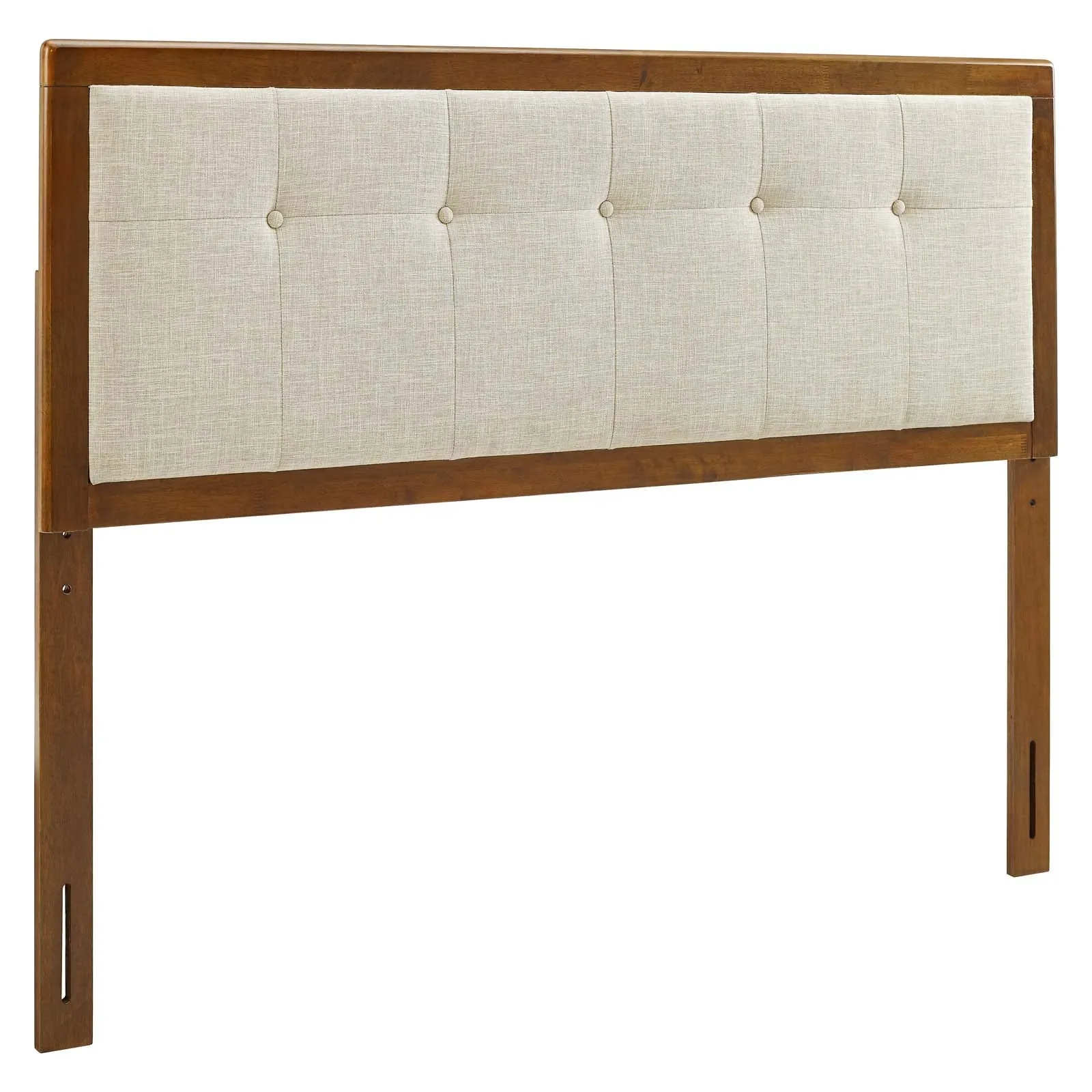 Draper Tufted Fabric and Wood Headboard