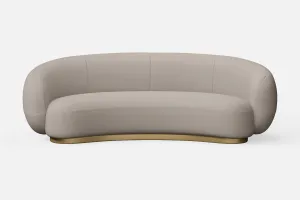 Elkton 3 Seater Sofa Sand Leather