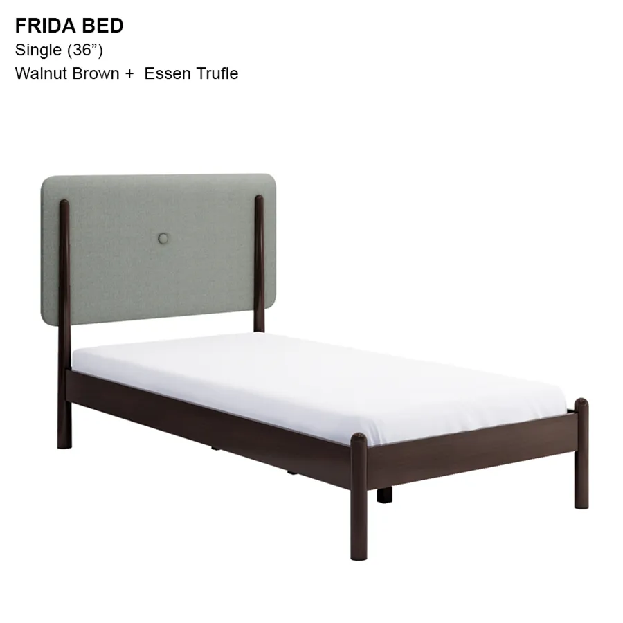 Frida 36x75" Bed - Walnut Brown