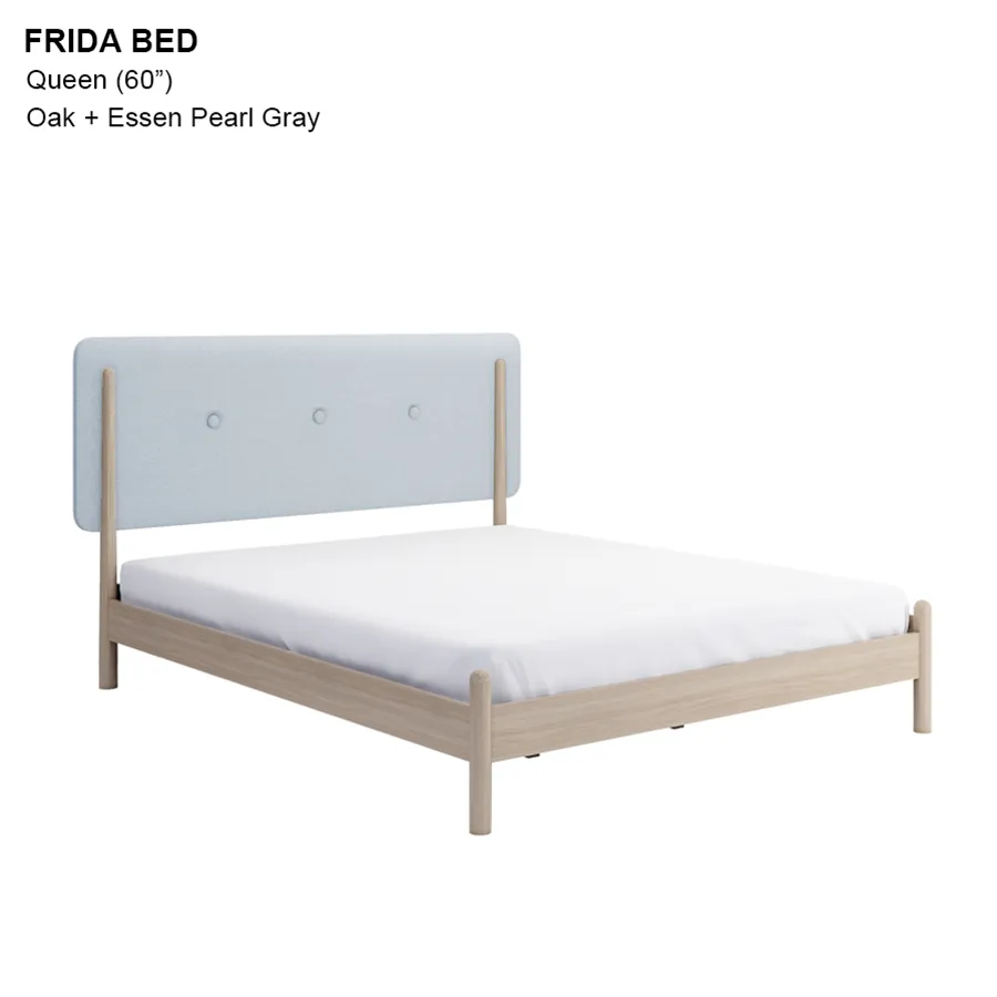 Frida 60x75" Bed - Oak