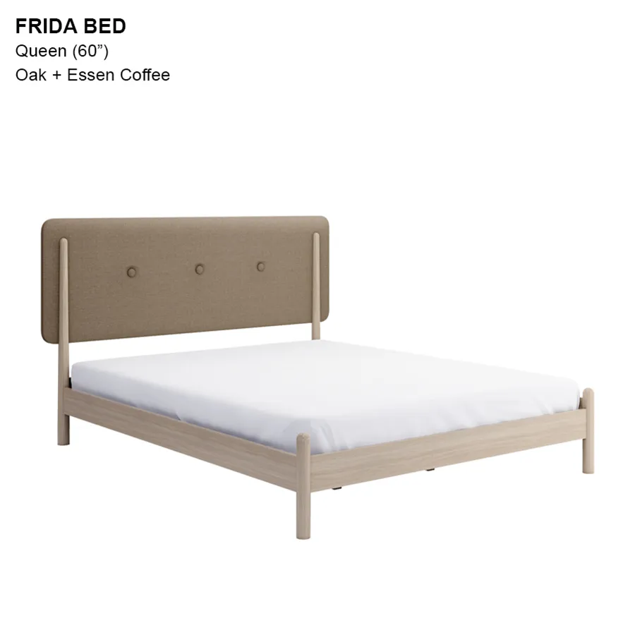 Frida 60x75" Bed - Oak