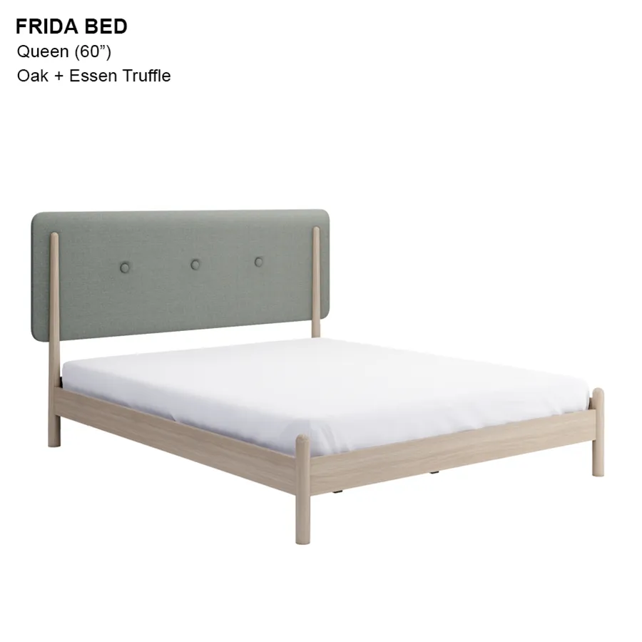 Frida 60x75" Bed - Oak