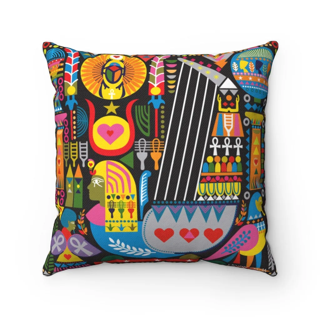 Hathor Harp Spun Polyester Square Pillow