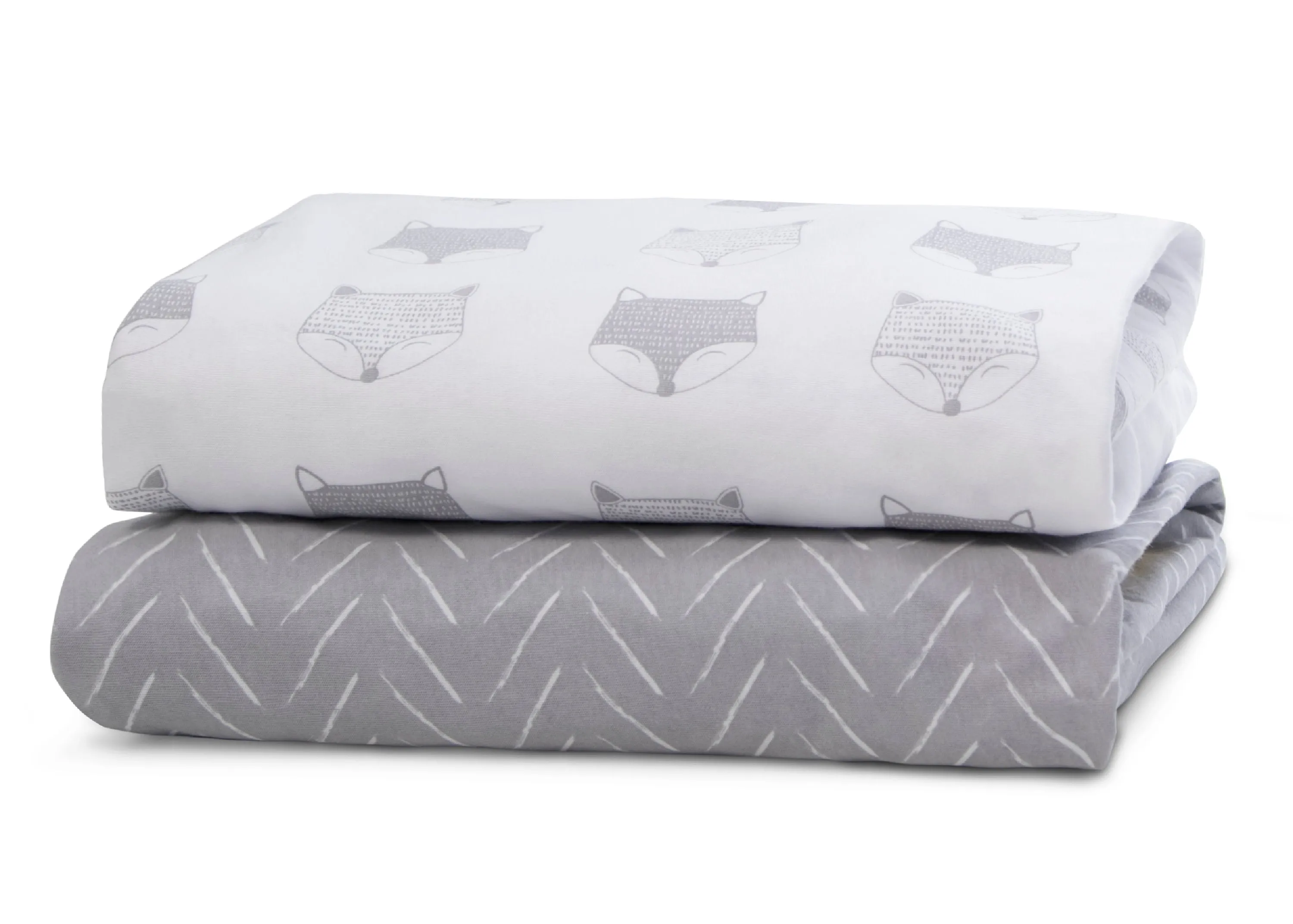 Indie Fox Fitted Crib Sheets - 2 Pack