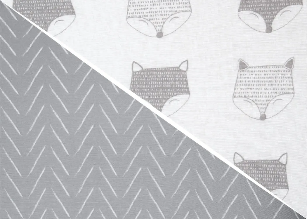 Indie Fox Fitted Crib Sheets - 2 Pack