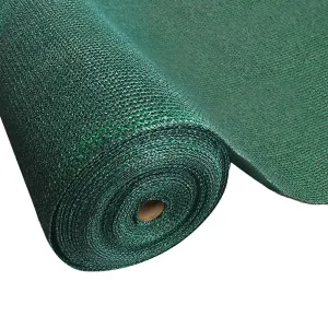 Instahut 90% Sun Shade Cloth Shadecloth Sail Roll Mesh 3.66x20m 195gsm Green