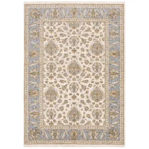 Maharaja 5091Z Ivory/Blue Rug