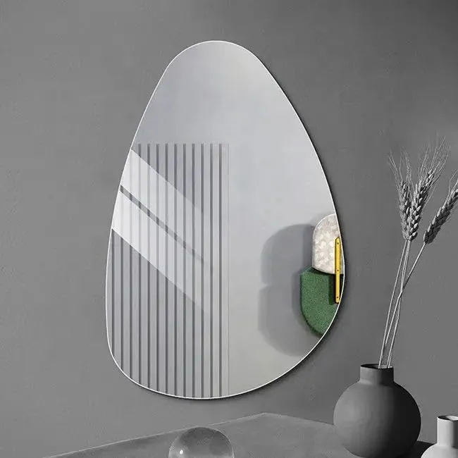 MERKEZI ART MB24 Wall Mirror for Bathroom, Living Room, Bedroom, Makeup Room (18 x 24 Inch, Simple Mirror)