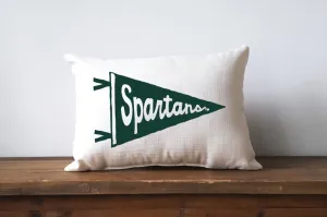 Michigan State Spartans Pennant Pillow