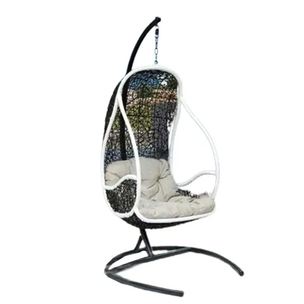 Outdoor furniture Wicker - Swing With Stand - Altalena