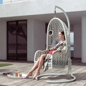 Outdoor furniture Wicker - Swing With Stand - Gugalnica