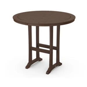 Polywood Nautical 48" Round Bar Table