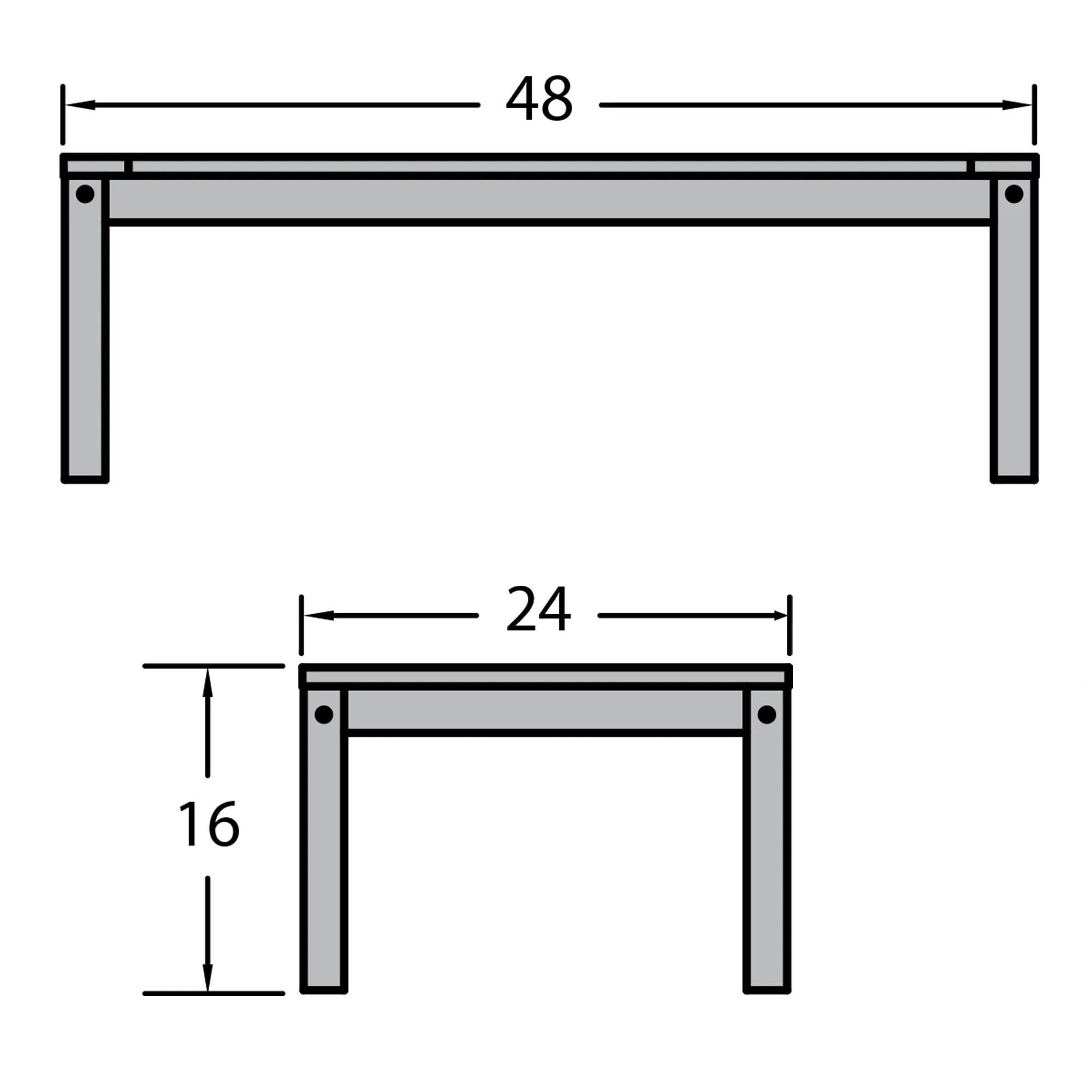 Refurbished Adirondack Conversation Table