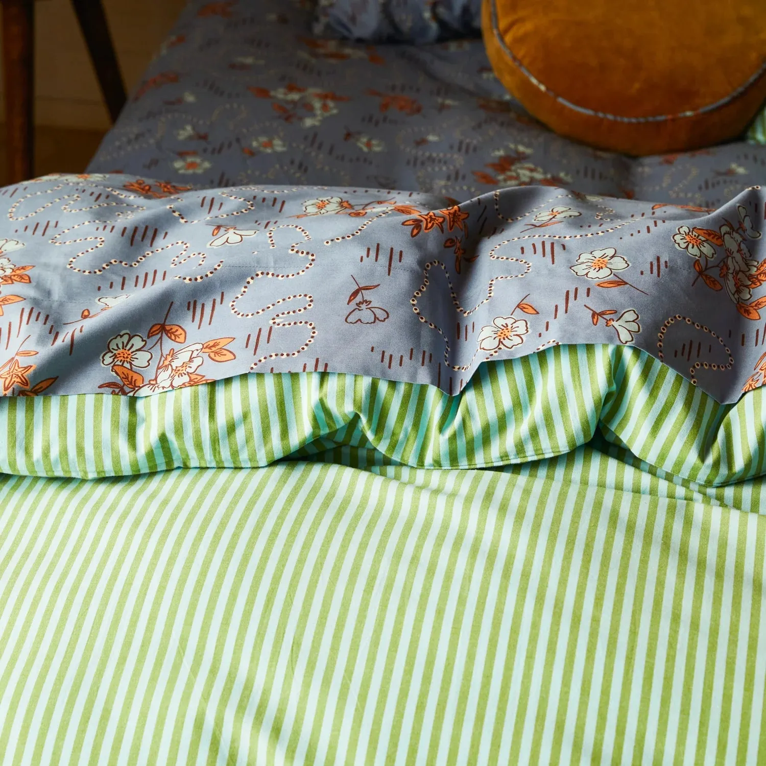 Sage x Clare Myra Cotton Fitted Sheet