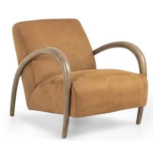 Sandro Leather Chair, Nubuck Cognac