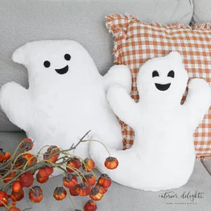 Sherpa Ghost Pillows- Choice of 2 Styles DOORBUSTER