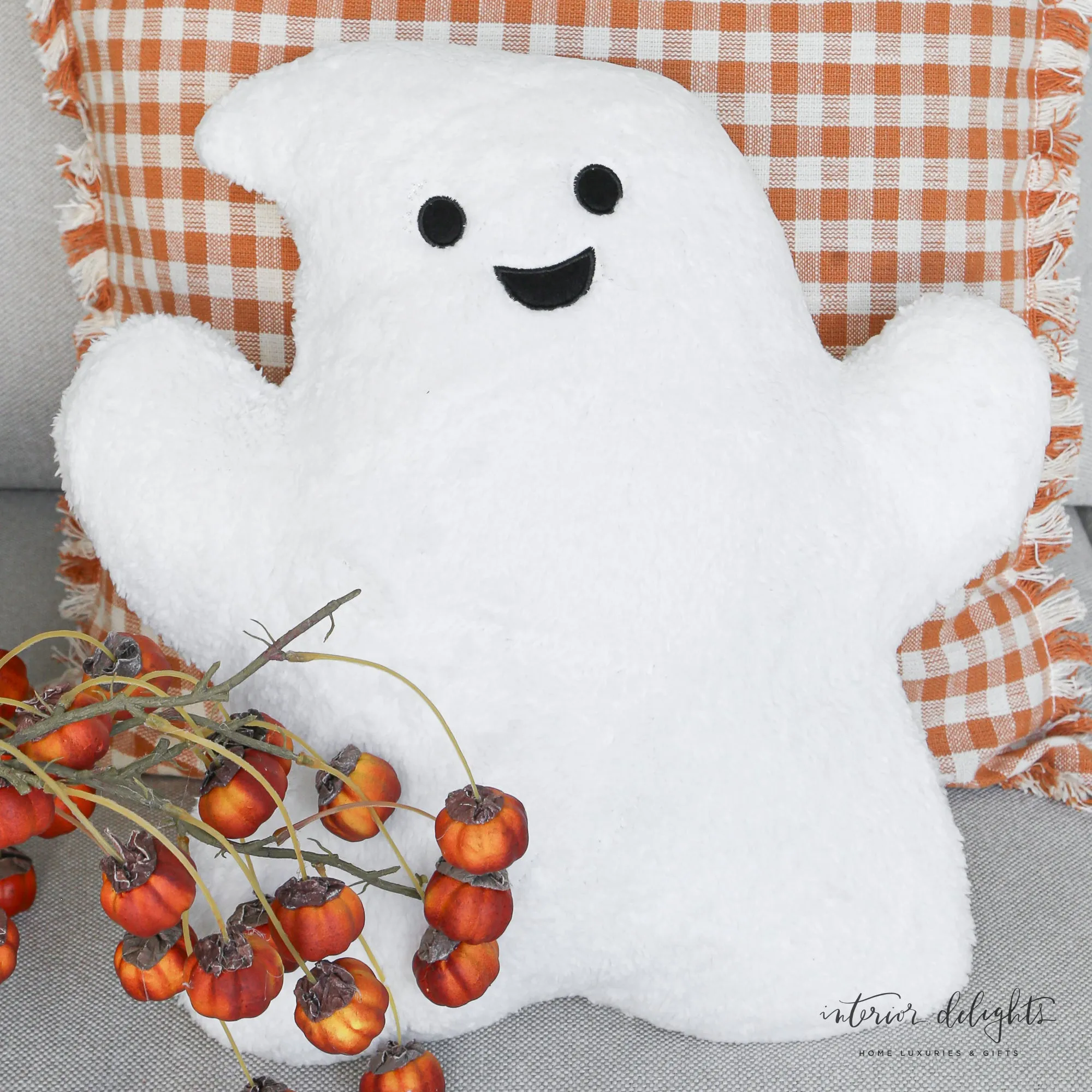 Sherpa Ghost Pillows- Choice of 2 Styles DOORBUSTER