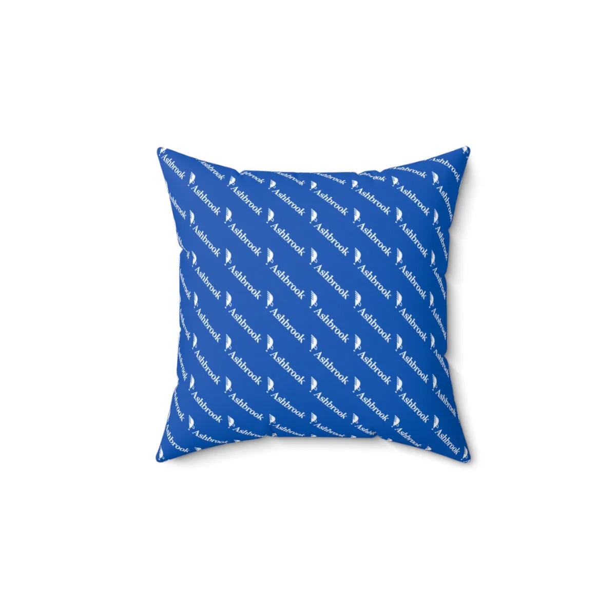 Spun Polyester Square Pillow with Eagle Quill Logo