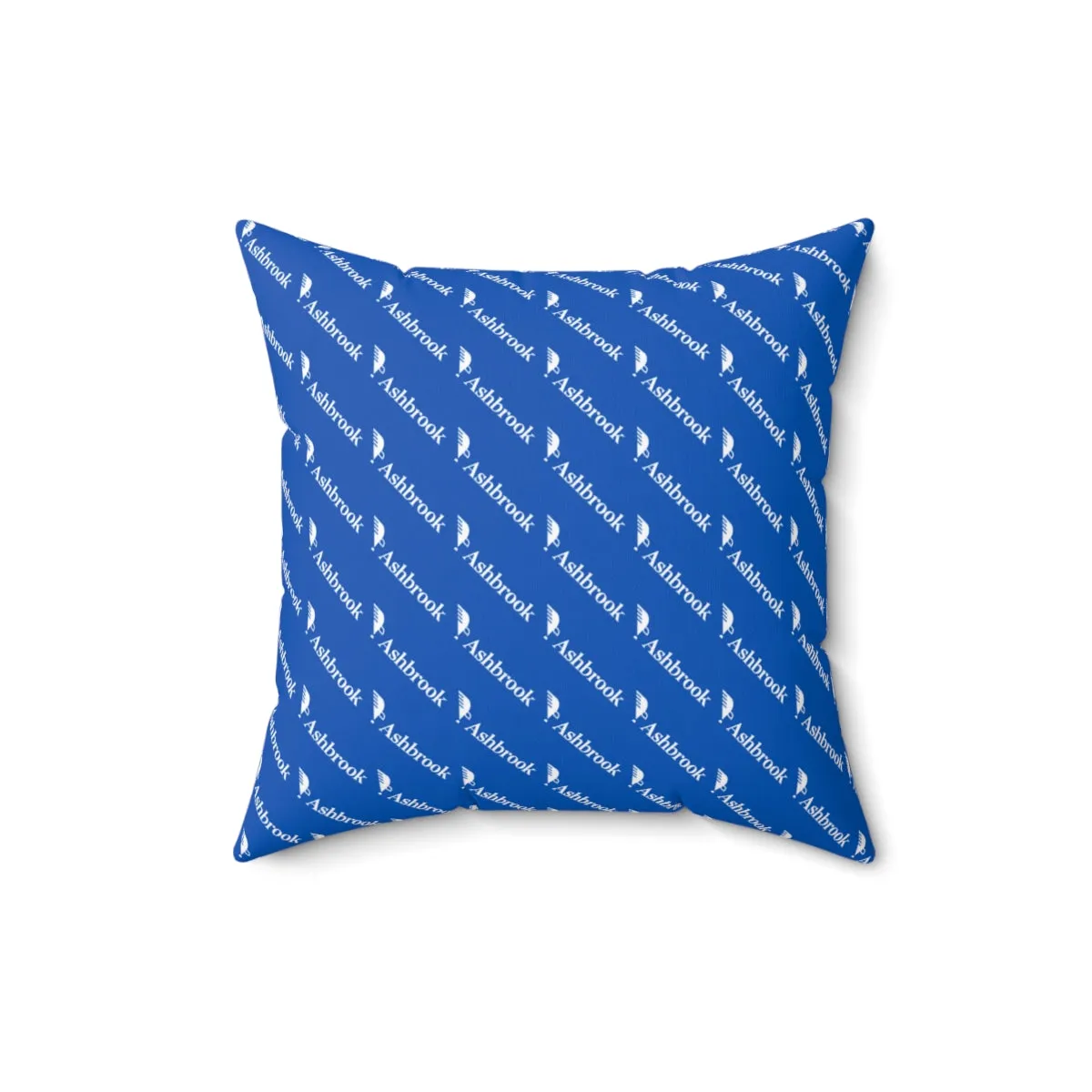 Spun Polyester Square Pillow with Eagle Quill Logo