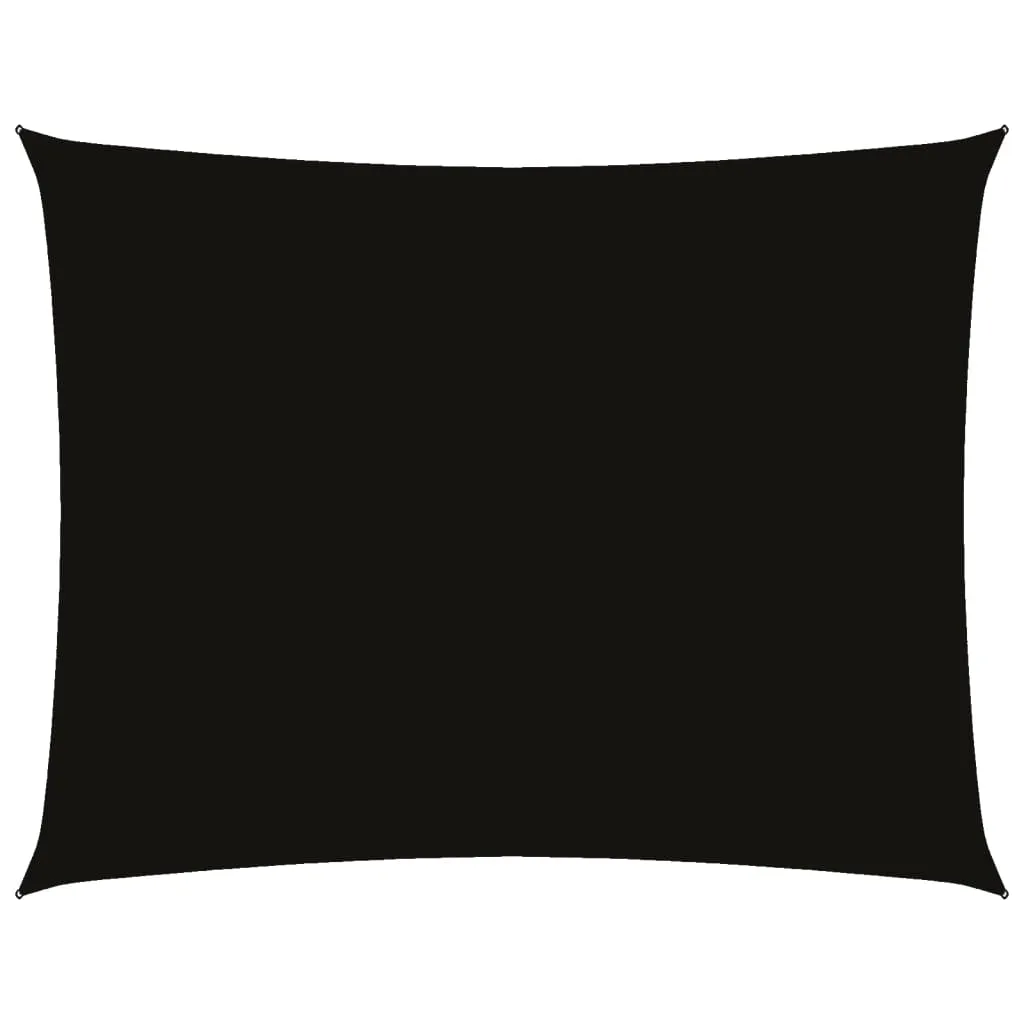 Sunshade Sail Oxford Fabric Rectangular 2x3.5 m Black