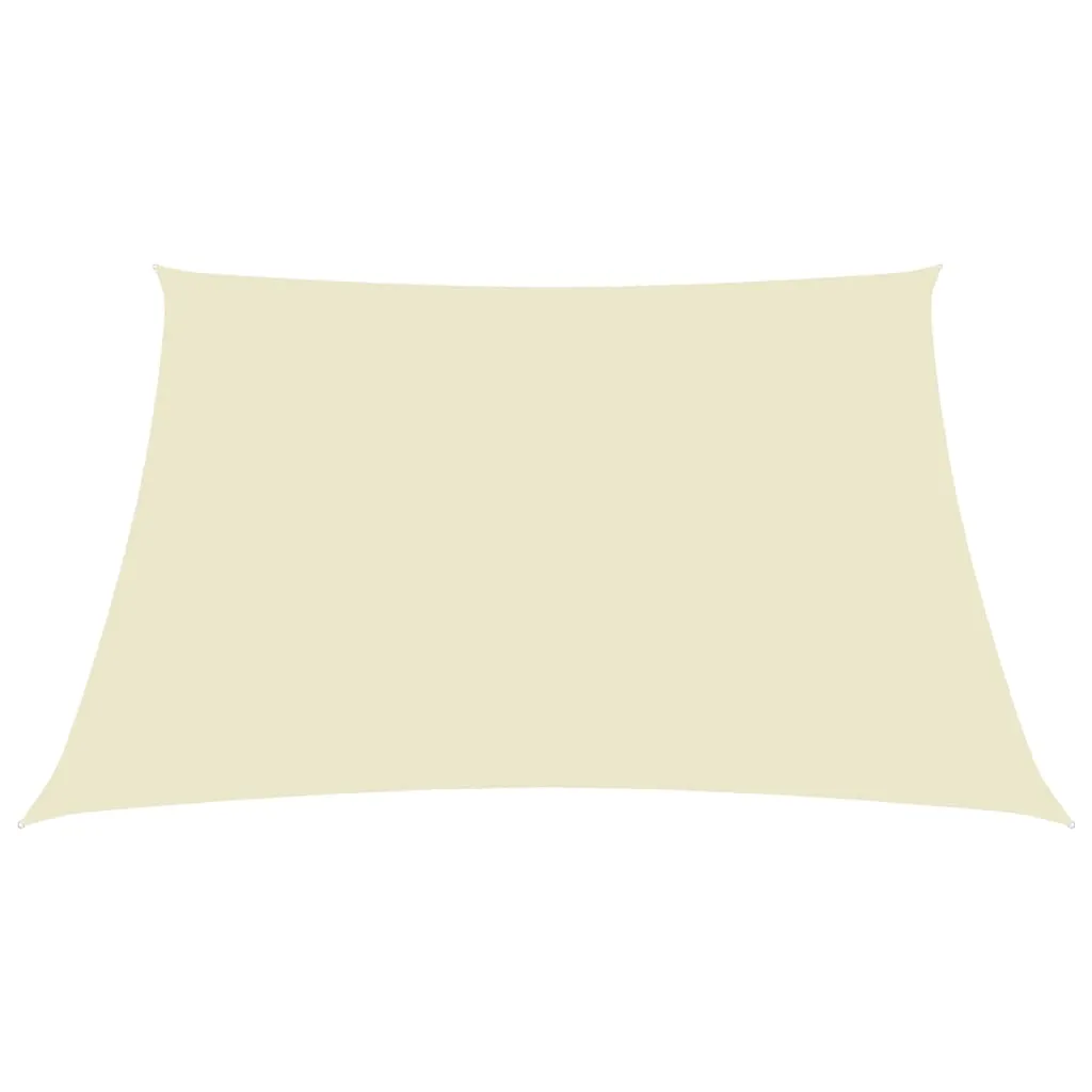 Sunshade Sail Oxford Fabric Rectangular 2x3.5 m Cream