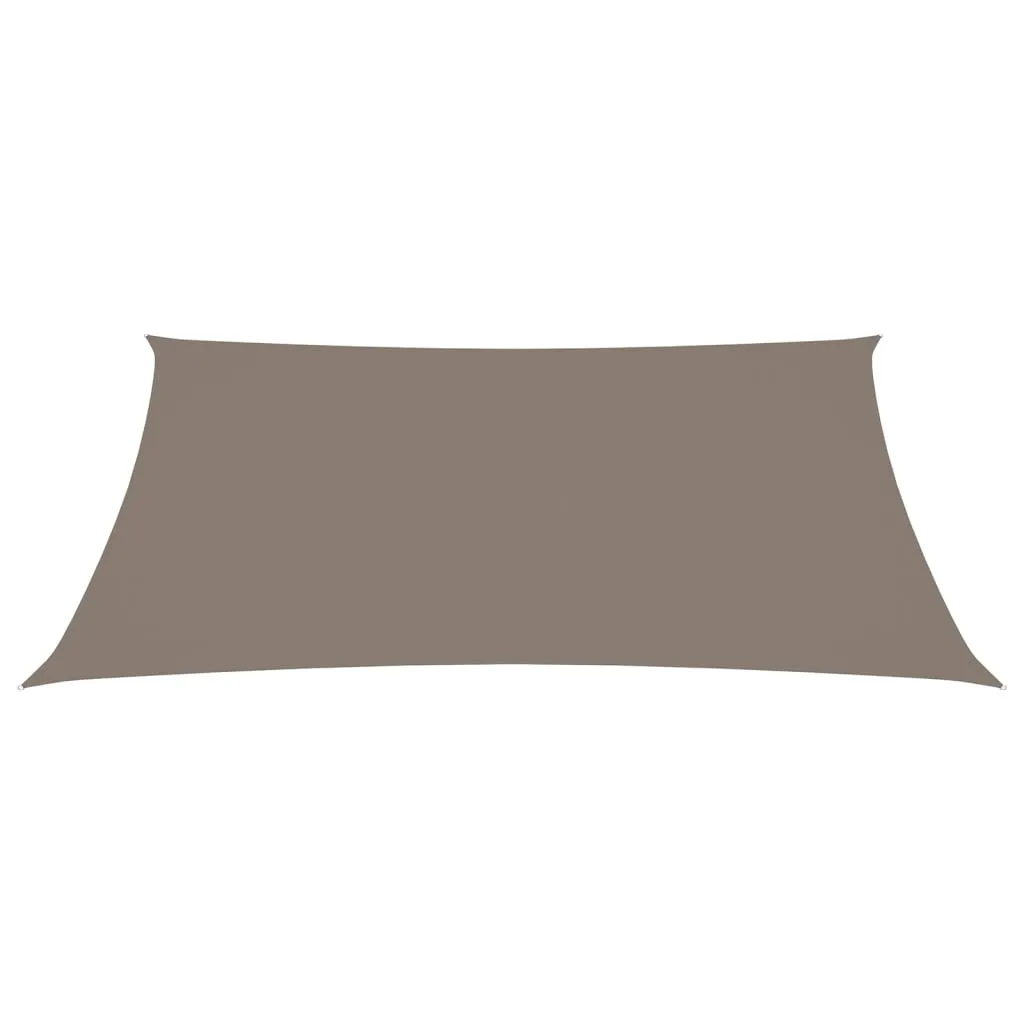 Sunshade Sail Oxford Fabric Rectangular 2x3.5 m Taupe