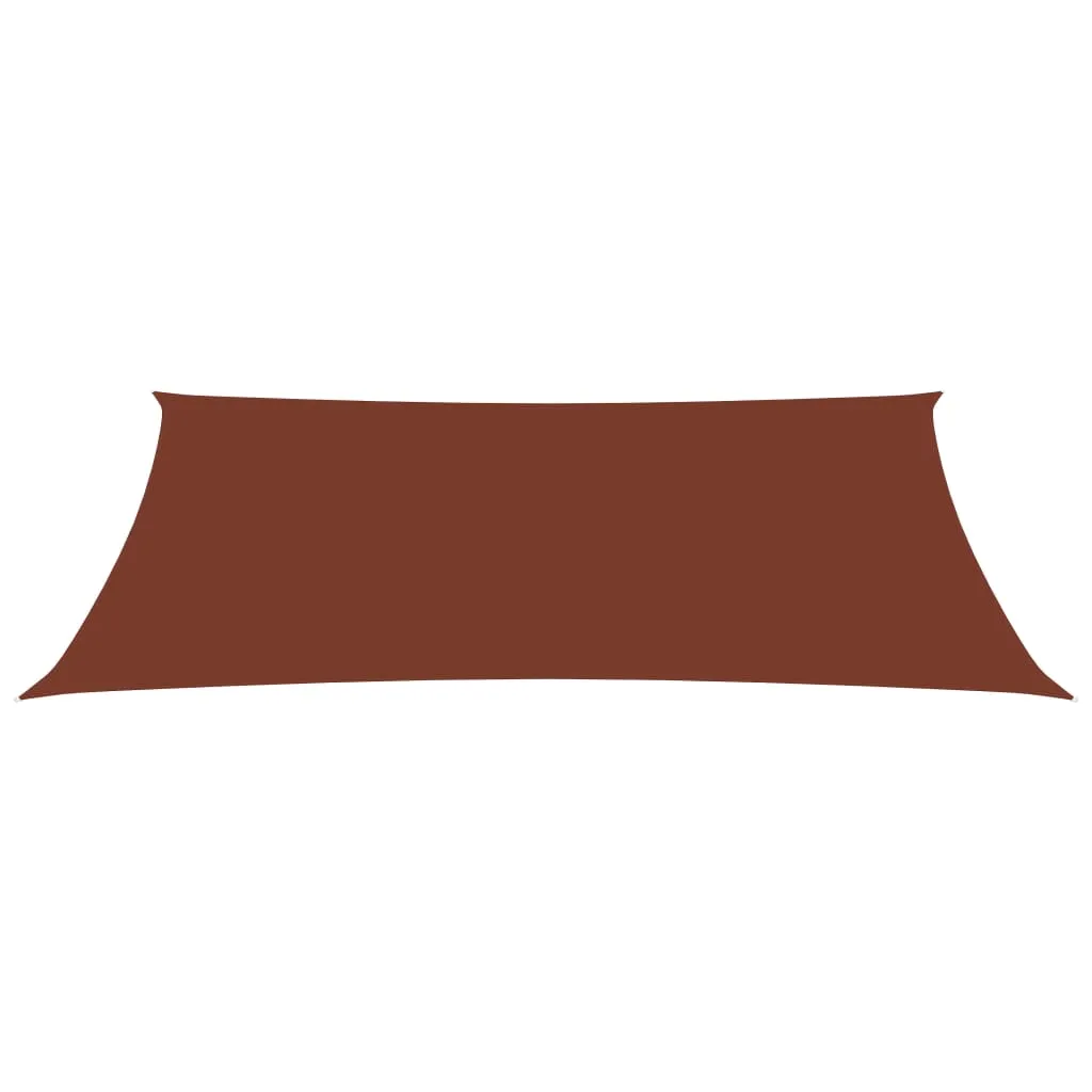 Sunshade Sail Oxford Fabric Rectangular 3x5 m Terracotta