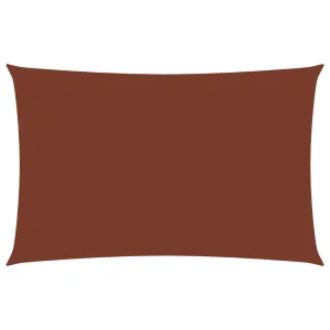 Sunshade Sail Oxford Fabric Rectangular 3x5 m Terracotta