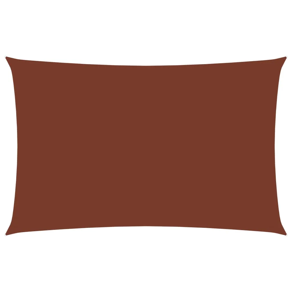 Sunshade Sail Oxford Fabric Rectangular 3x5 m Terracotta