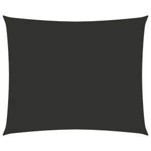 Sunshade Sail Oxford Fabric Rectangular 4x5 m Anthracite